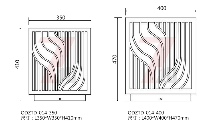 (QDZTD-014)���~���z����ΰ������^��350mm��400mm��Ҏ(gu��)��ߴ�ʾ��D