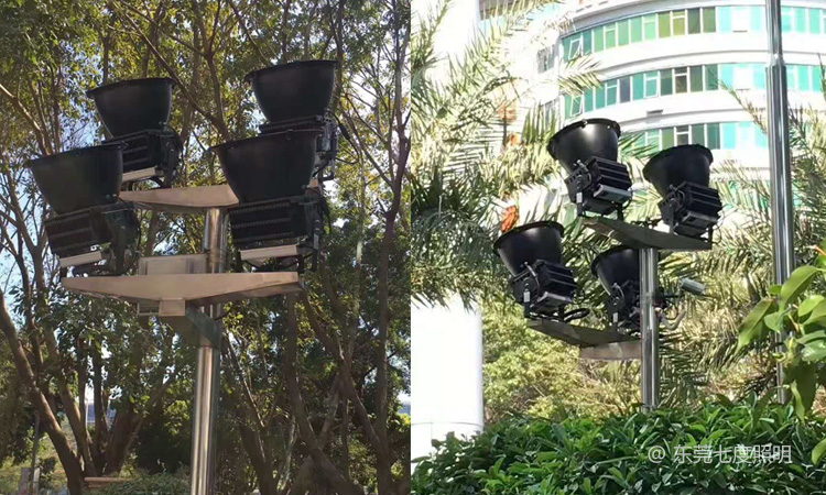 4x300W����LEDͶ������w�≦��������Ч��